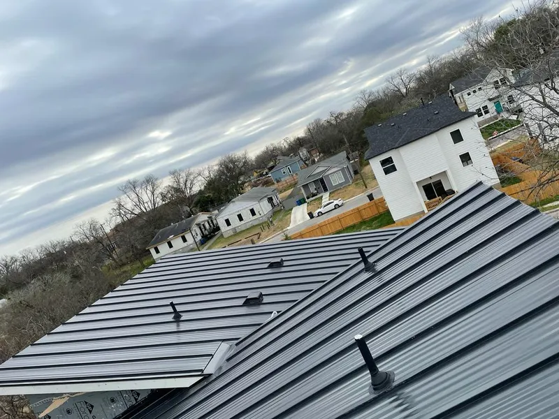 Standing seam metal roof panels with vents for Skylight Repair in Baker City